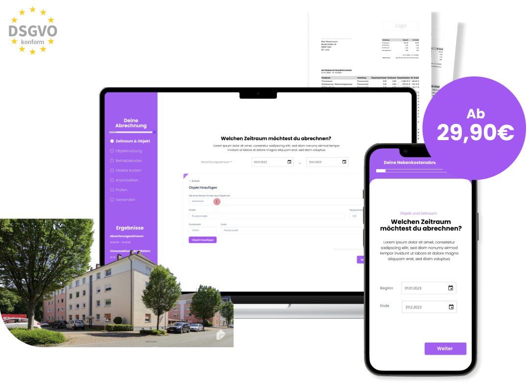 immo.page Nebenkostenabrechnung